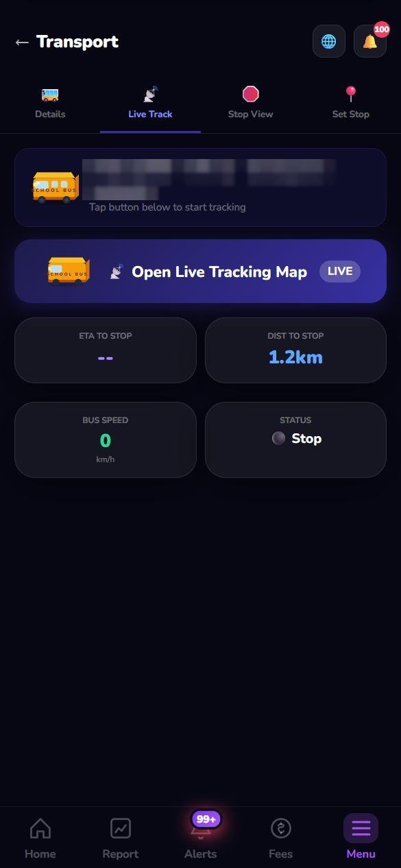 Live tracking